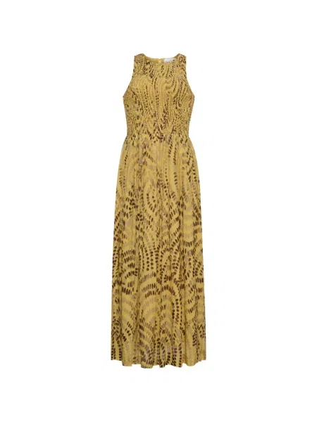 Rochie midi Cara Cara galben