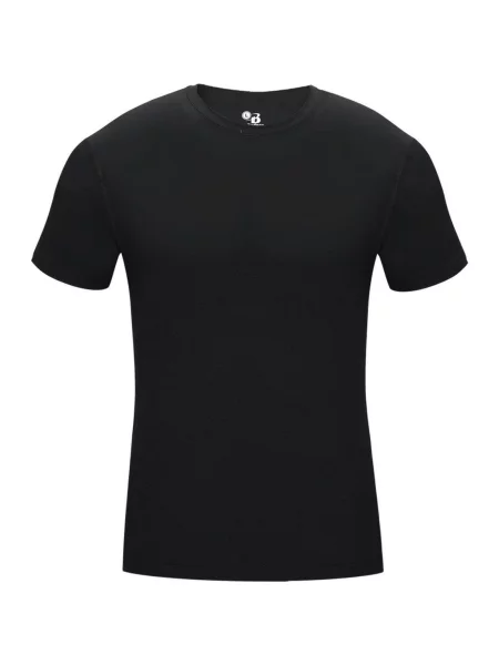 Koszulka z krótkim rękawem Podkoszulek Pro Compression czarna