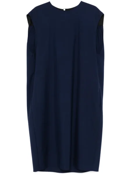 Rochie midi Marni de lână până la genunchi de costum albastru