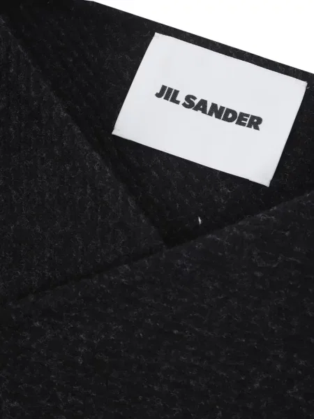 Fular Jil Sander cu autograf negru