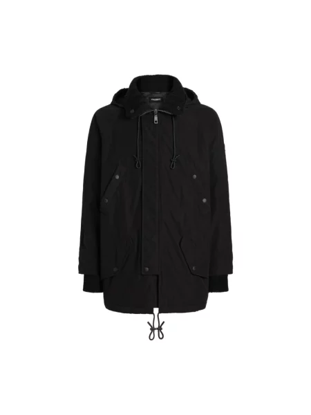 Parka Dolce And Gabbana czarna