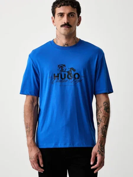 Футболка Hugo Blue синяя