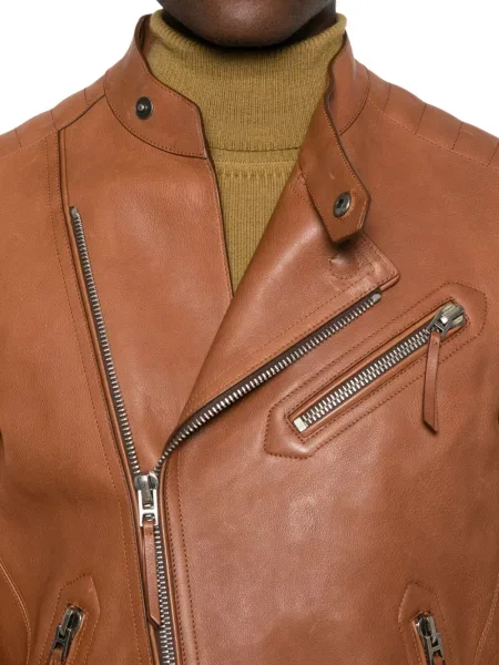 Geanta de piele Tom Ford maro