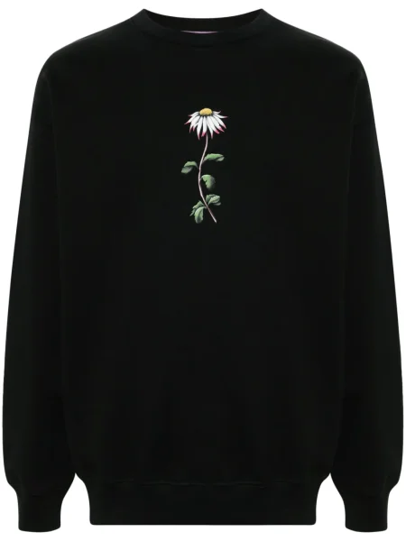 Bluza Margherita Maccapani w kwiatki z nadrukiem czarna