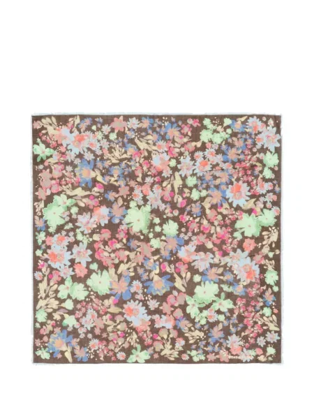 Fular Bimba Y Lola cu model floral maro