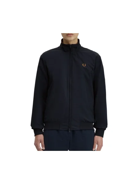 Îmbracaminte Fred Perry THE BRENTHAM JACKET negru