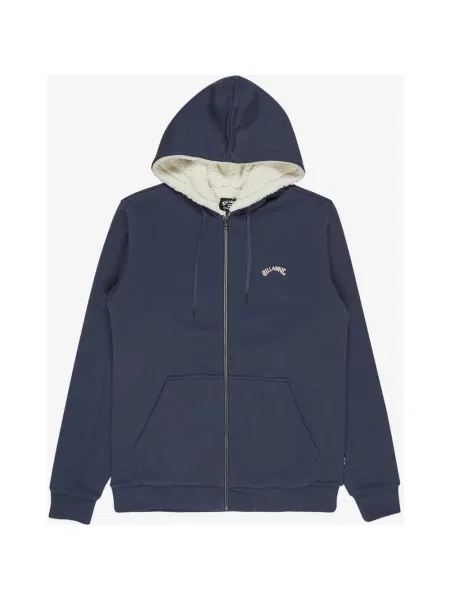 Bluza z kapturem Billabong Arch Sherpa full zip granatowa S niebieska