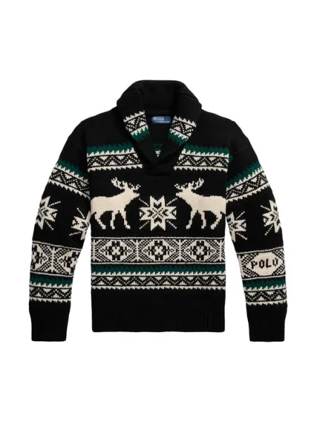 Пуловер Polo Ralph Lauren мъжки черно