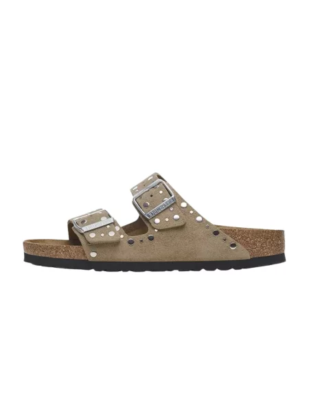 Trampki Birkenstock Arizona Rivets Suede Leather Taupe EUR 38 beżowe
