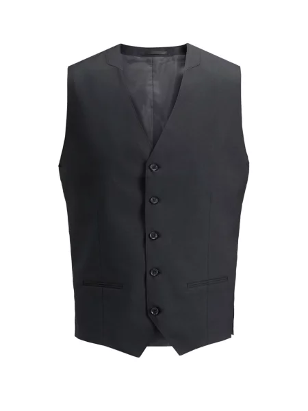 JACK & JONES Vestă de costum negru