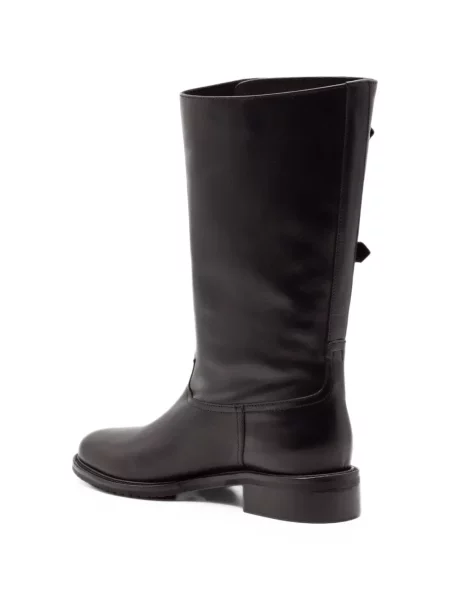 Botine Julie Dee cu cataramă cu bretele negru