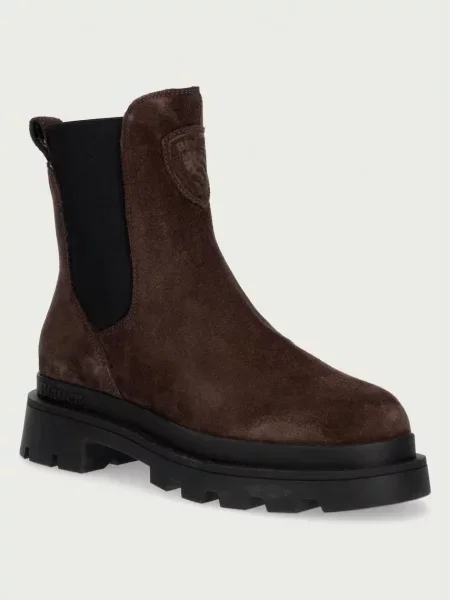 Botine Blauer din piele maro