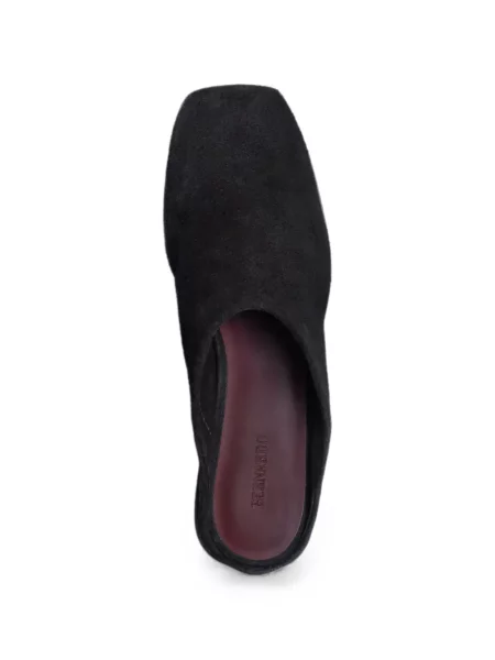 Papuci tip mules Bernardo negru