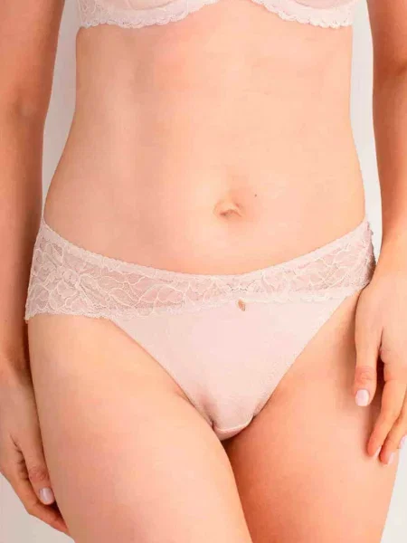 Трусики бразилиана AURA рожеві