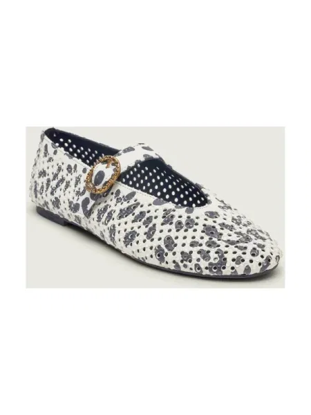 Kurt Geiger Balerini MAYFAIR | piele întoarsă alb