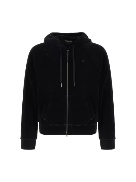 Bluza z kapturem Tom Ford z kapturem czarna