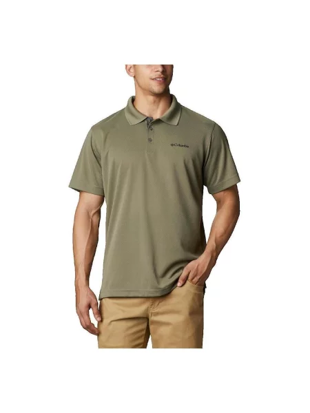 Tricou polo Columbia verde
