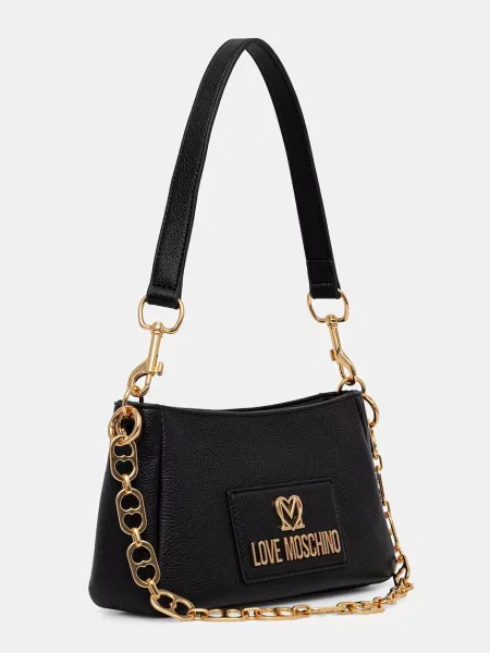 LOVE MOSCHINO Ročna torba črna
