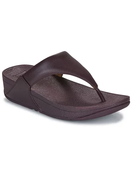 Usnjene japonke Fitflop vijolična