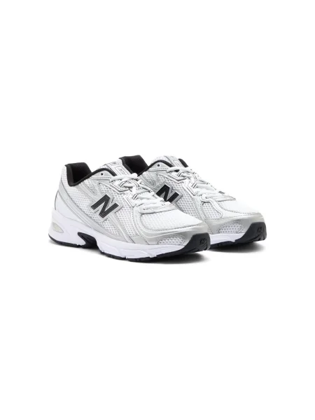 Sneakers New Balance White/ Silver Metallic/ Navy EUR biela