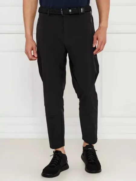 BOSS GREEN Pantaloni chino T_Zem negru