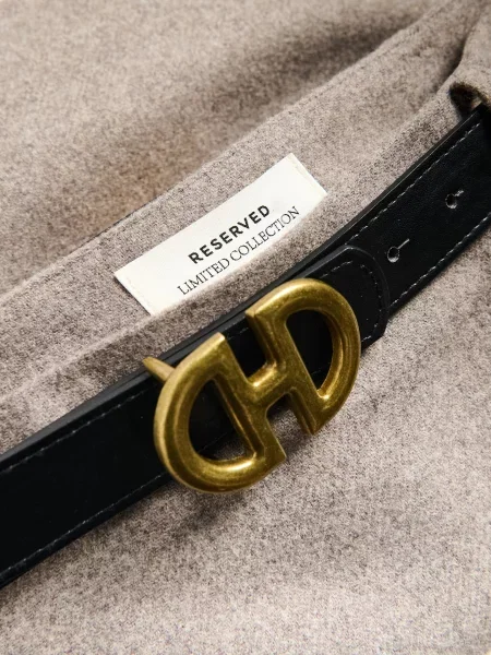Шерстяная юбка Reserved бежевая