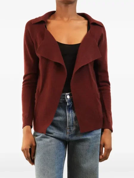 Cardigan Max Mara de lână roșu