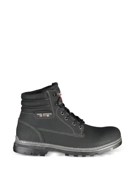 Botine Carrera cu șireturi din dantelă negru