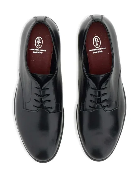 Pantofi derby Duca Heritage din piele negru