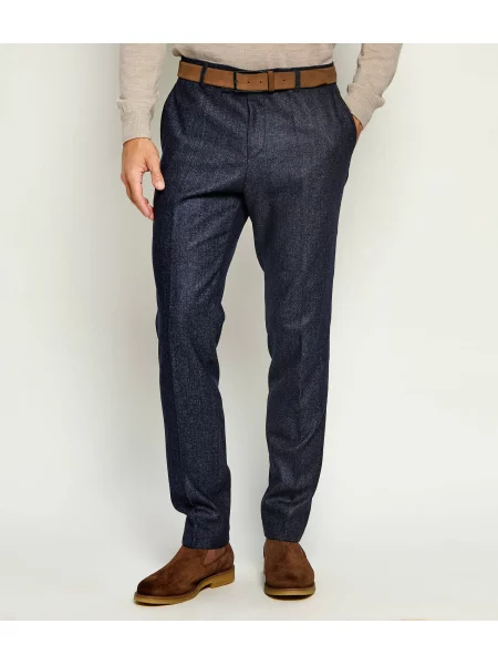BOSS Pantaloni de costum Bleumarin negru
