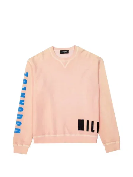 Hanorac Dsquared2 cu imagine portocaliu
