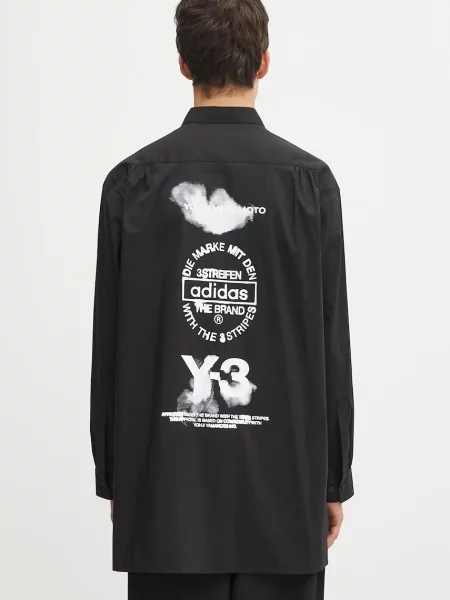 Košile Graphic regular s klasickým límcem černá