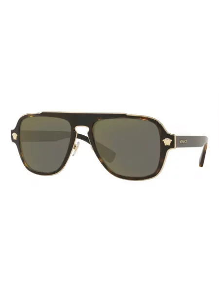 Versace Okulary Przeciwsłoneczne schwarz brązowe