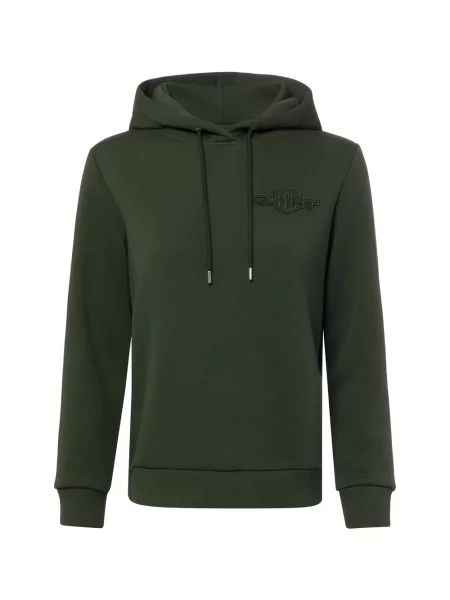 Gant bluza z kapturem Kobiety S zielony