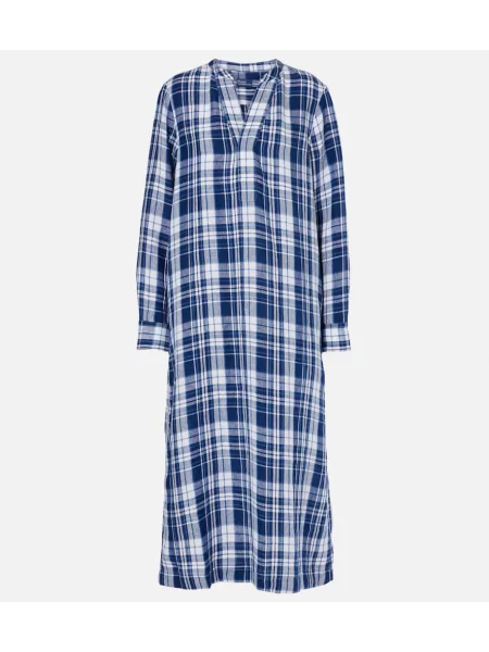 Rochie maxi Polo Ralph Lauren de in de costum albastru