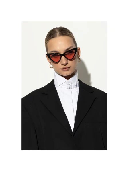 Okulary przeciwsłoneczne Alexander Mcqueen czarne