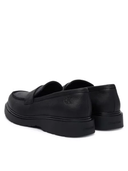 Calvin Klein Loaferek Combat Ess Loafer Tu Lth fekete