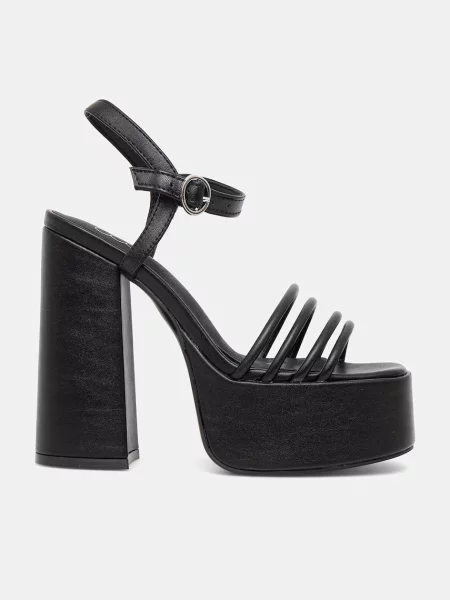 Koi Footwear sandále na Cosette Platform Strappy Heels čierna
