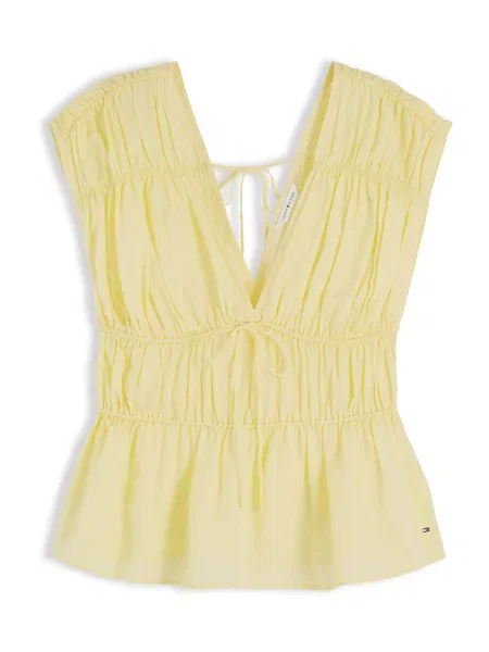 TOMMY HILFIGER Top deschis galben