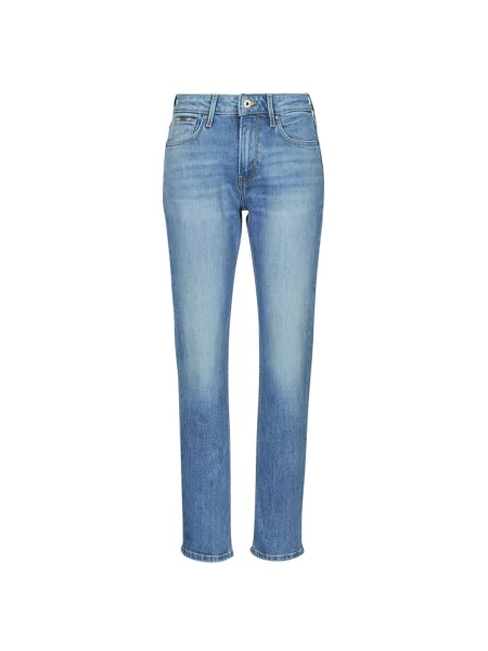 Ravne kavbojke Pepe Jeans modra