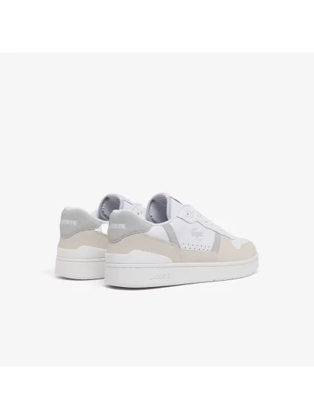 Lacoste Skórzane Sneakersy T-Clip Set biały