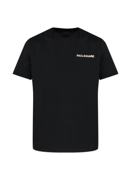 Tricou Paul & Shark cu autograf negru