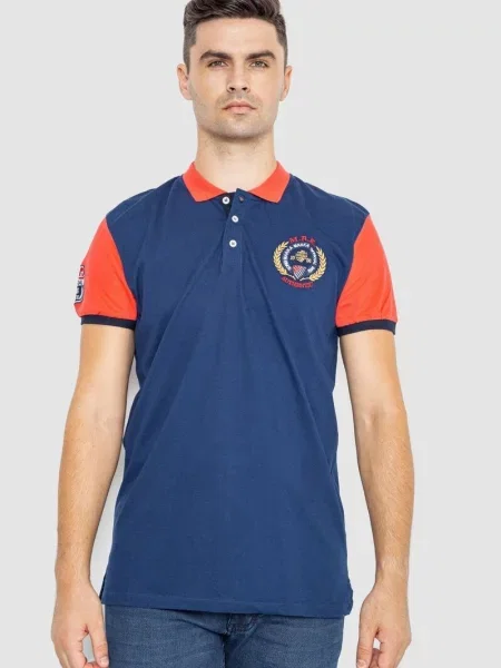 Поло Ager синій