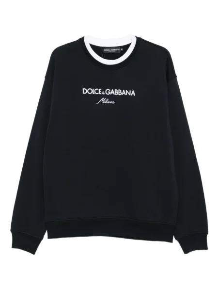 Hanorac Dolce & Gabbana cu broderie albastru