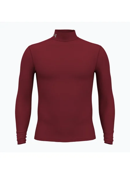 Мъжки анцуг Under Armour Elite Mock CG cardinal/metallic silver с дълъг ръкав сребристо