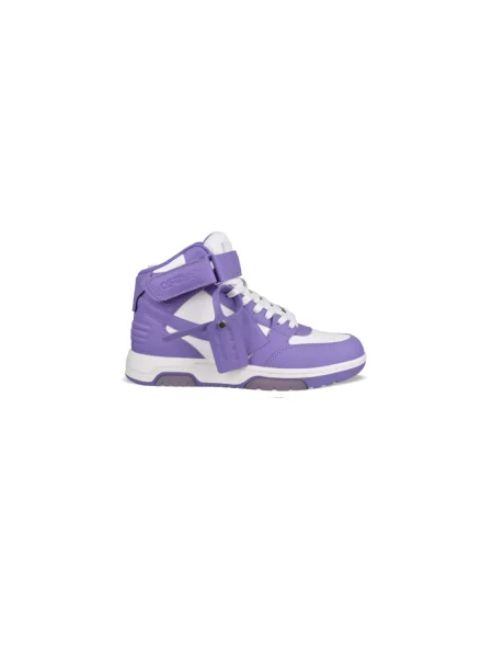 Sneakersy Off-white skórzane biznesowe białe
