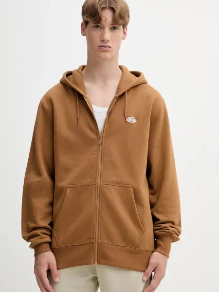 Суичър с качулка Dickies с качулка сиво