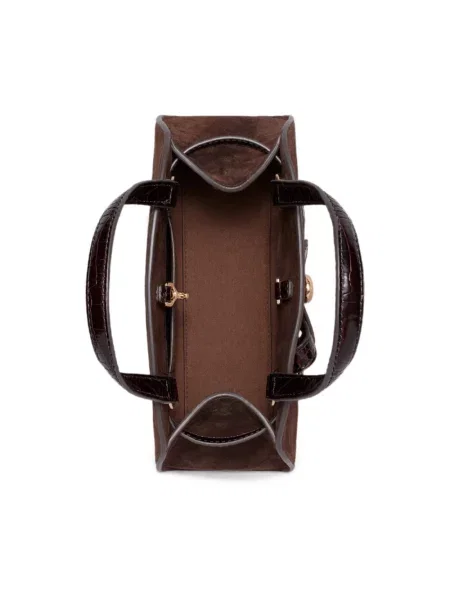 Torebka Tory Burch zamszowa brązowa