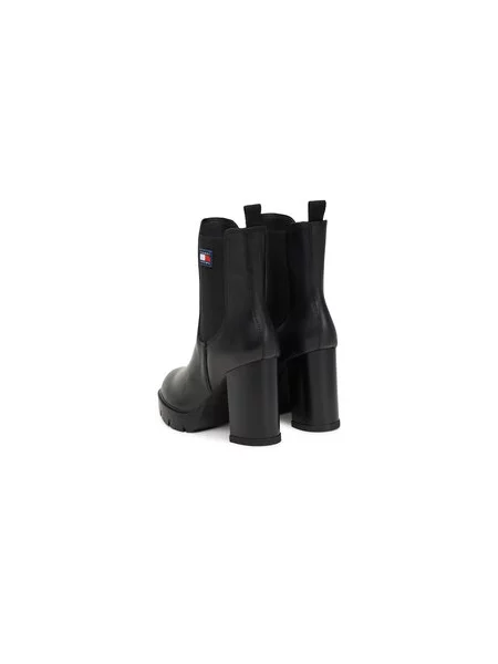 Tommy Jeans Čizme Tjw crna