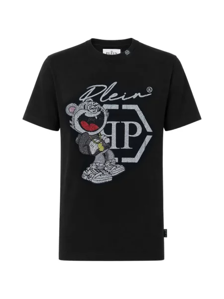 Scurt tricou Philipp Plein negru